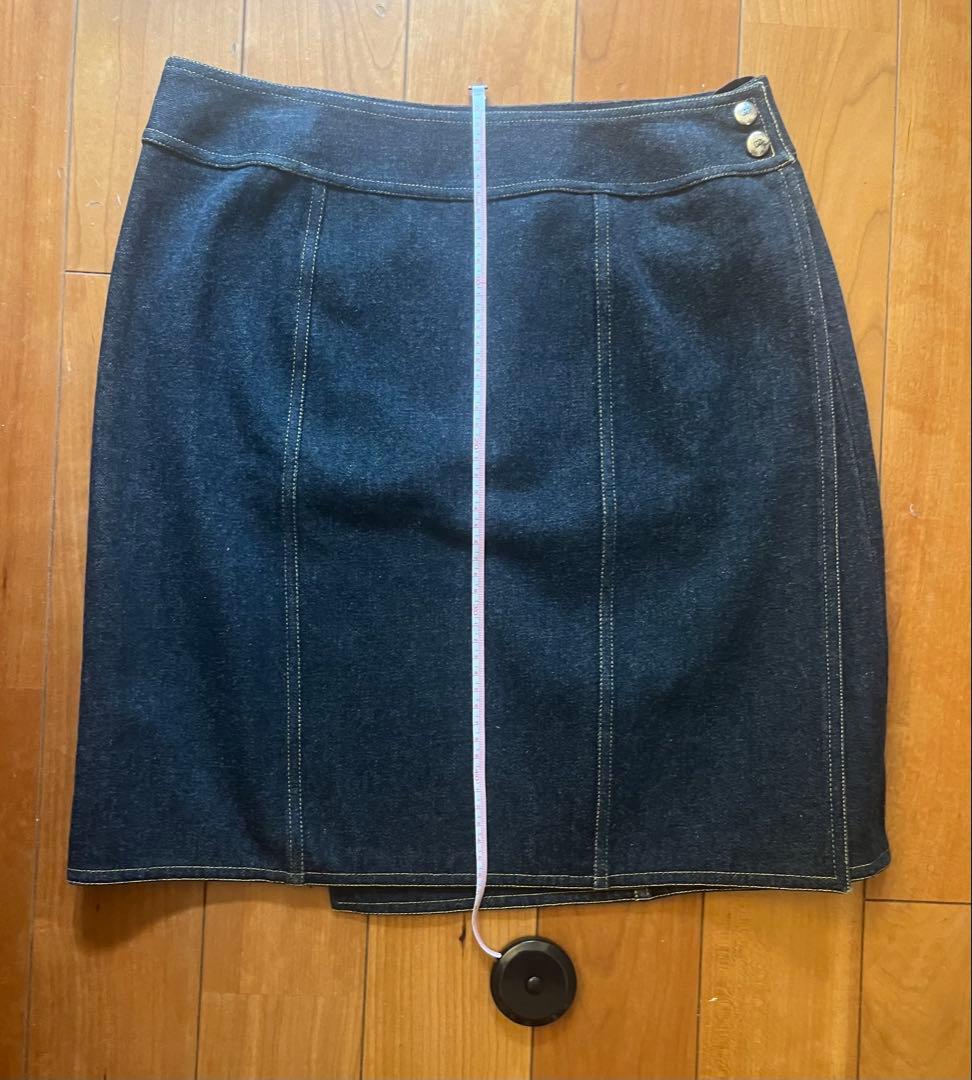 CHANEL ダークデニム ミニスカート