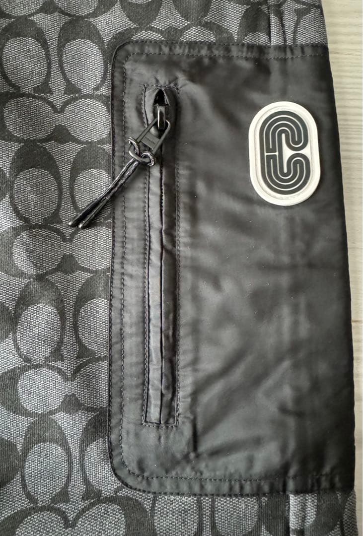 上下　セットアップ　COACH シグネチャー　パーカ　パンツ　Sサイズ
