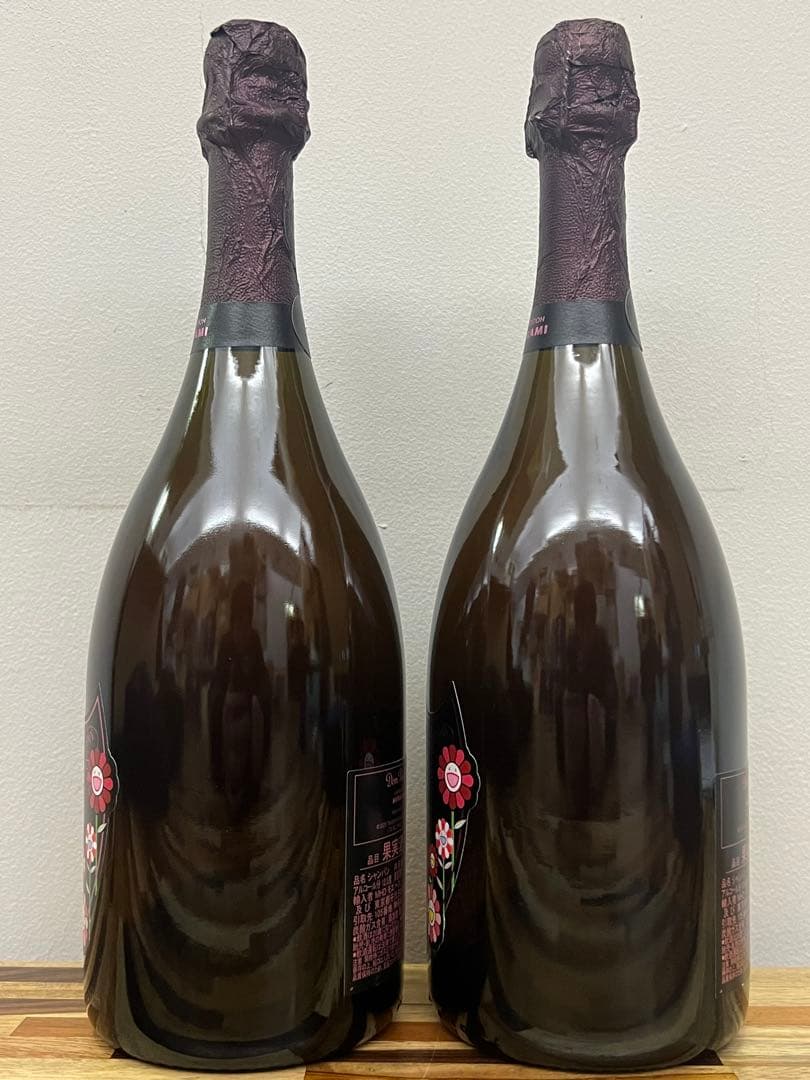 2本 ドン ペリニョン ロゼ 2010 村上隆 正規品 箱無