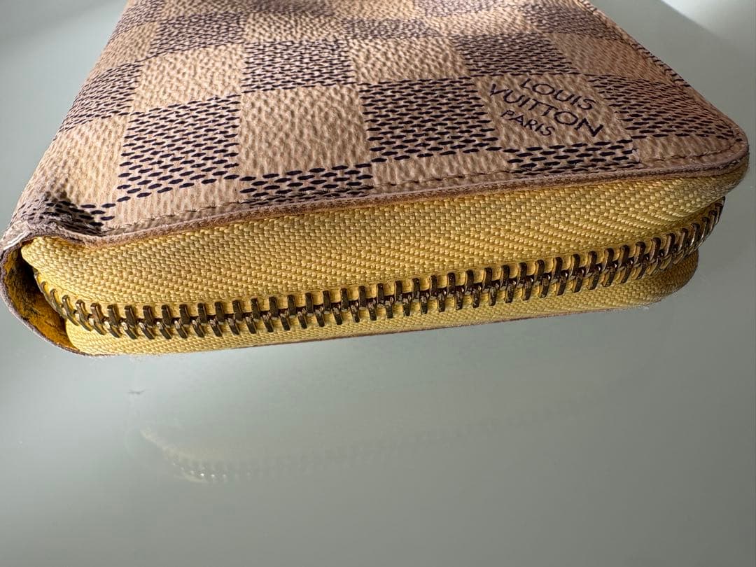 ルイヴィトン ジッピーウォレット ダミエアズール ラウンドファスナー