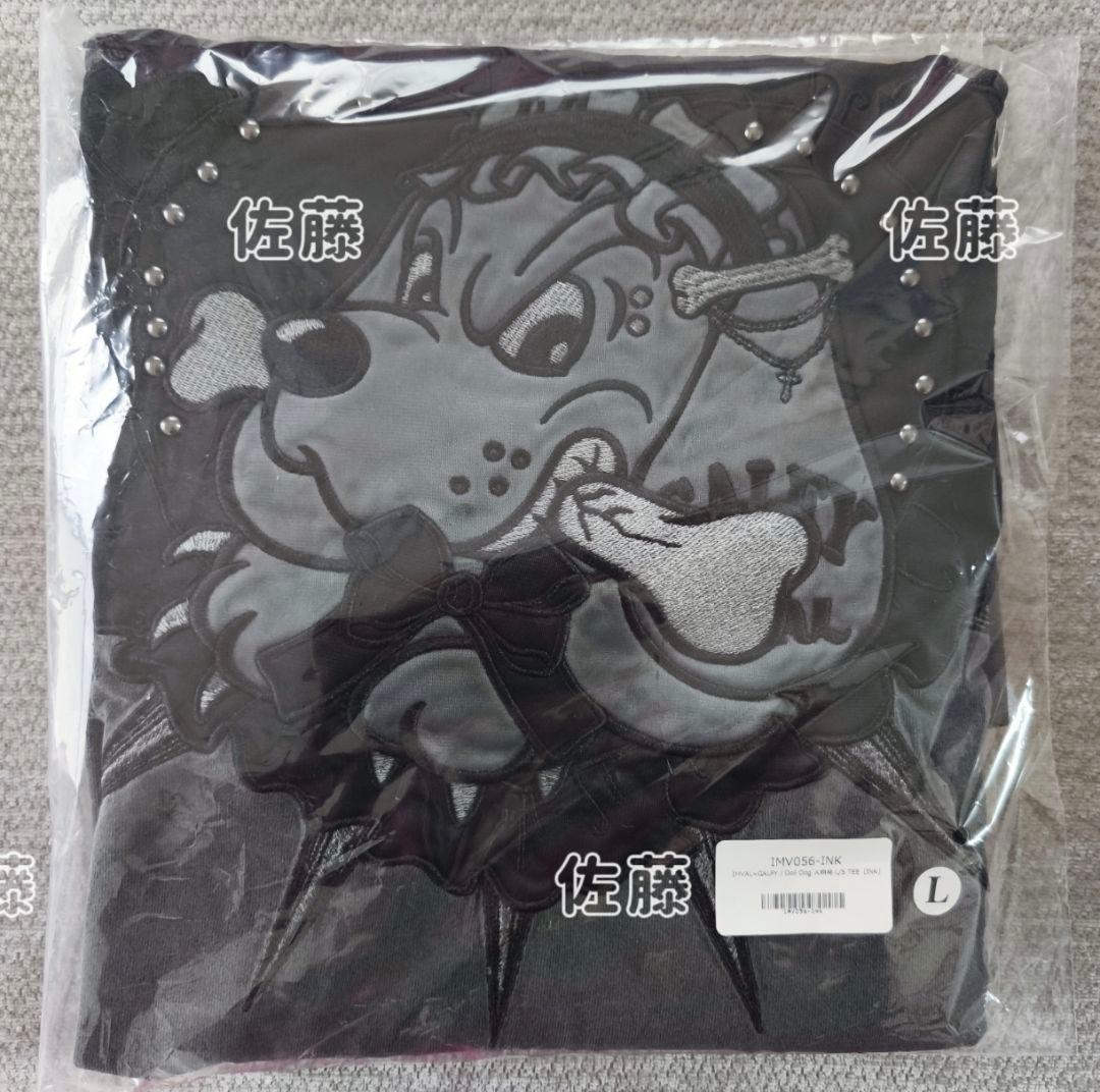 IMVAL×GALFY / Doll Dog 大萌袖 L/S TEE［INK］