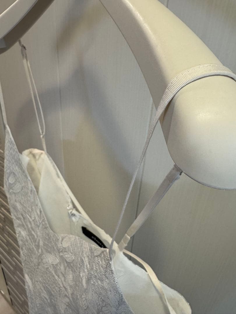 エブール　オーガンジーレース　キャミソール オフホワイト38