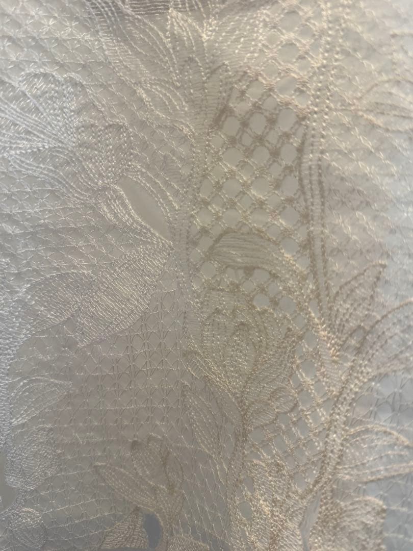 エブール　オーガンジーレース　キャミソール オフホワイト38