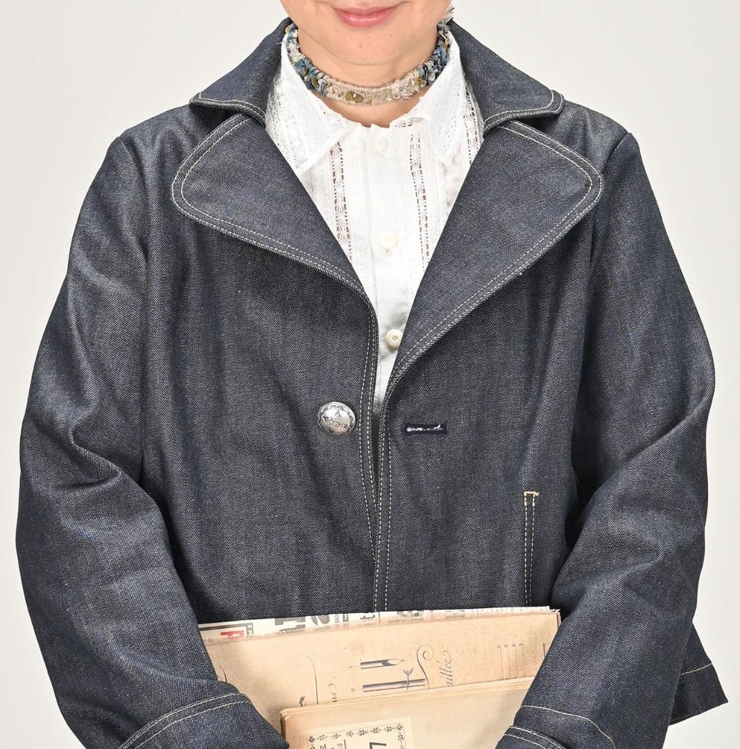 2024AW～45R ライ麦デニムのレフアジャケット（濃）サイズ03（L）