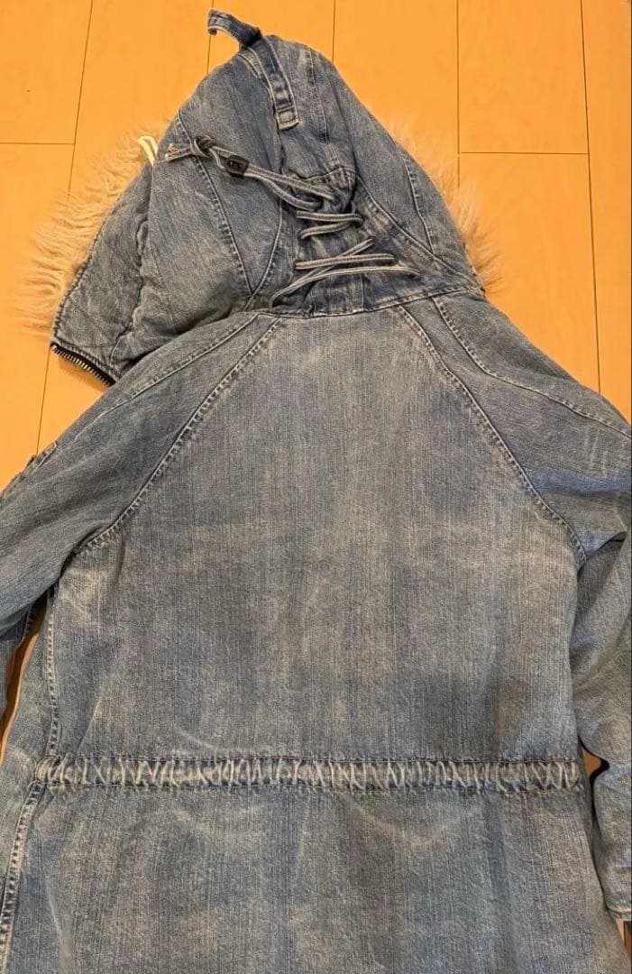 RNA デニムＮ３Ｂ　モッズコート　ライトインディゴブルー　デニムジャケット