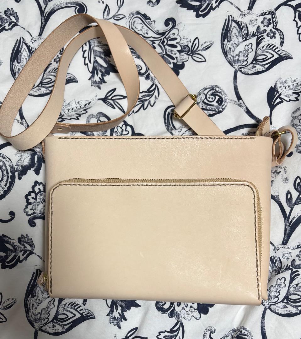 杏衣餅2025さん専用 ヌメ革お財布ショルダー&小銭入れのセット