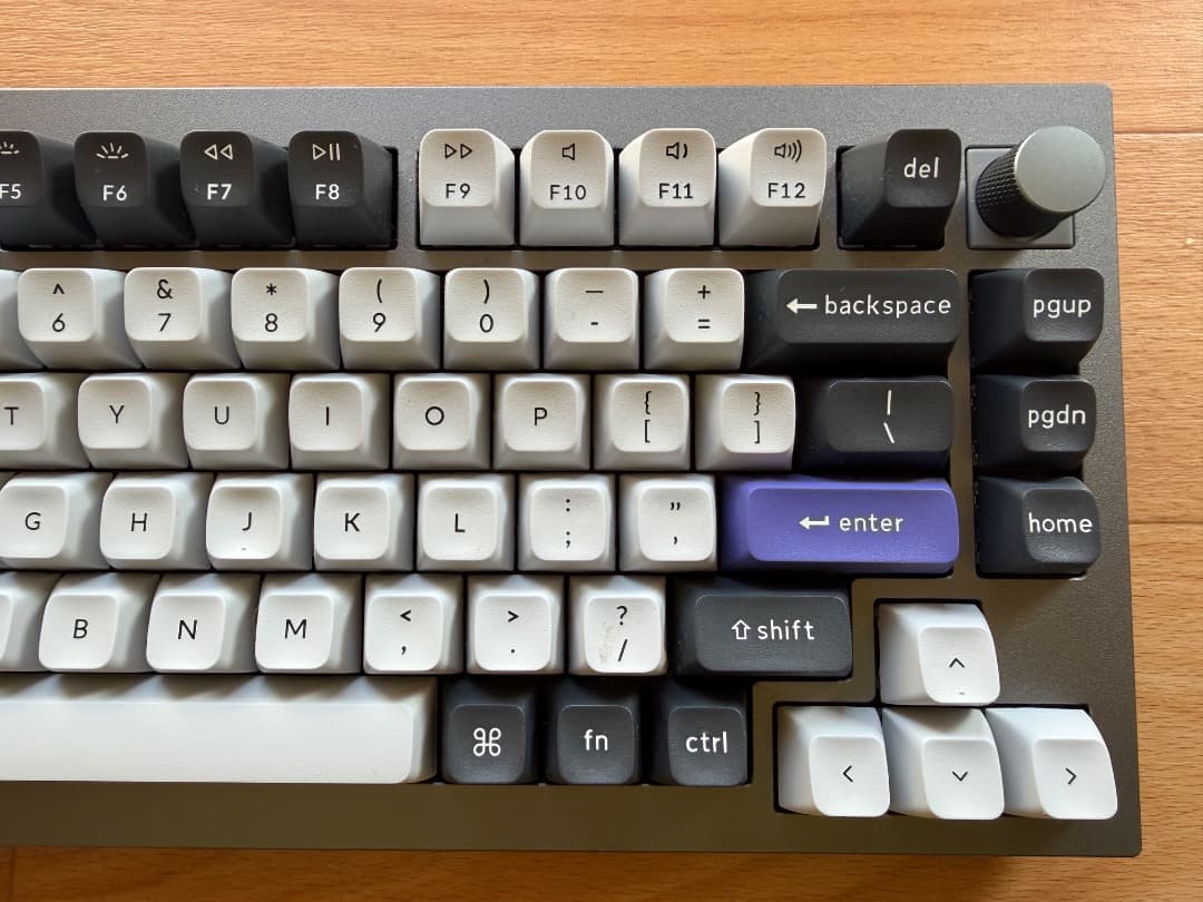 Keychron Q1 Pro メカニカル茶軸 ノブ US ホットスワップ 美品