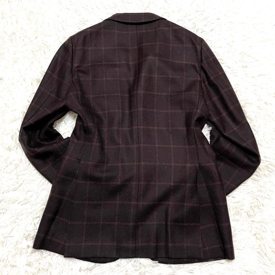 美品 トゥモローランド テーラードジャケット SUPER100 ウールカシミヤ
