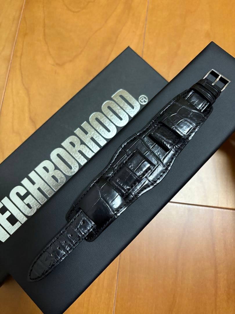 neighborhood レザー クロコダイル ウォッチバンド ネイバーフッド