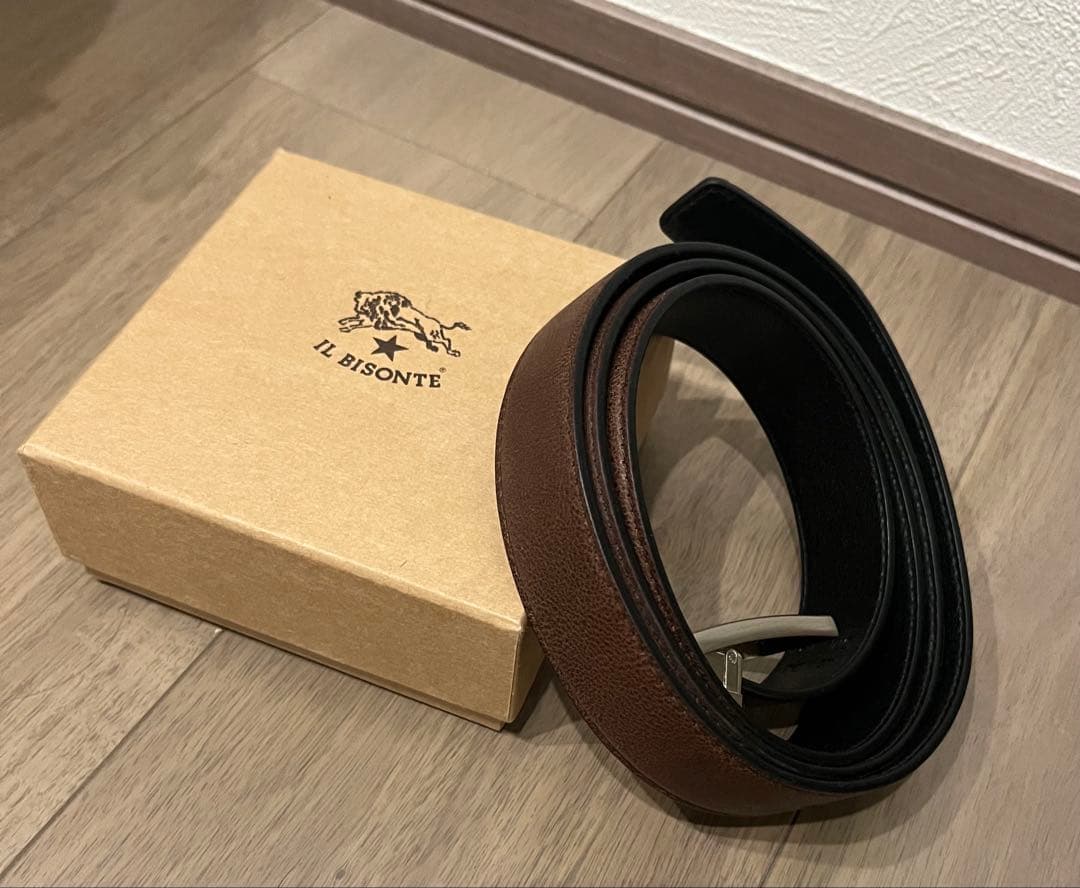 新品未使用 IL BISONTE イルビゾンテ レザーベルト BW517