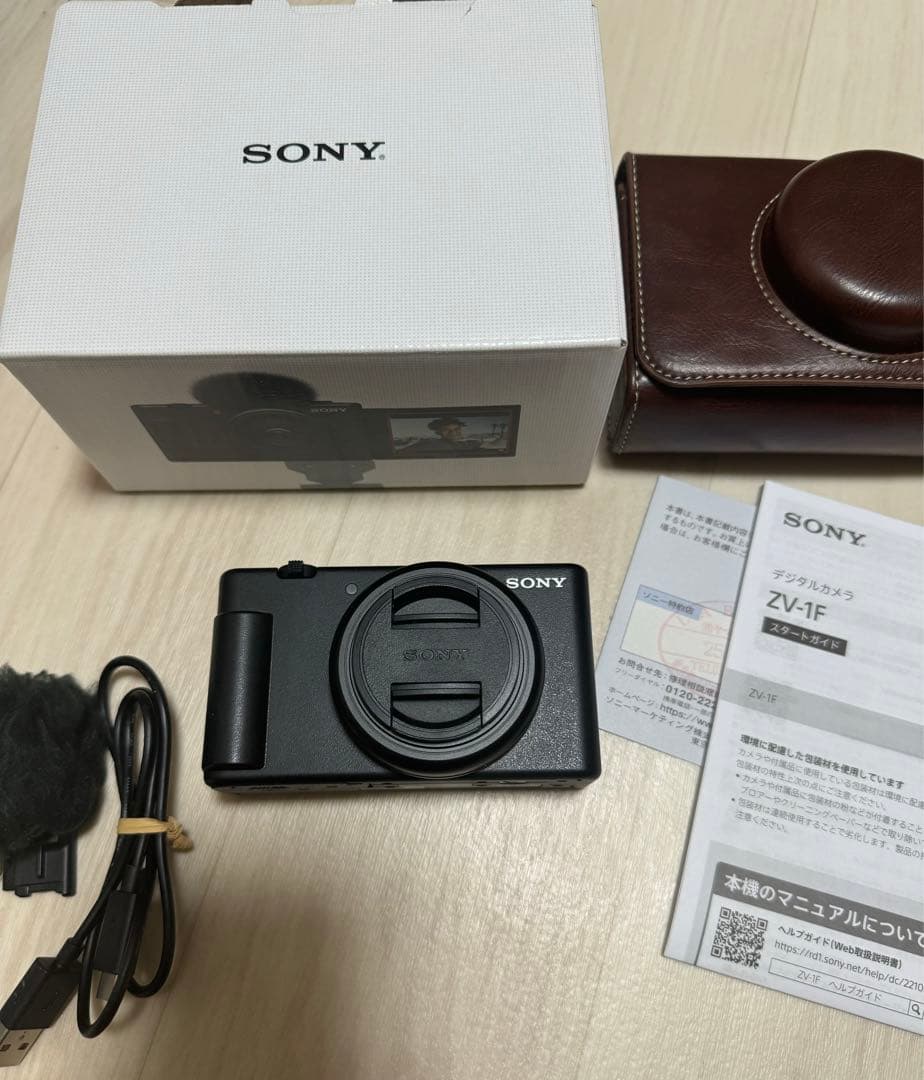 即日発送可能　SONY ZV-1F デジタルカメラ ブラック