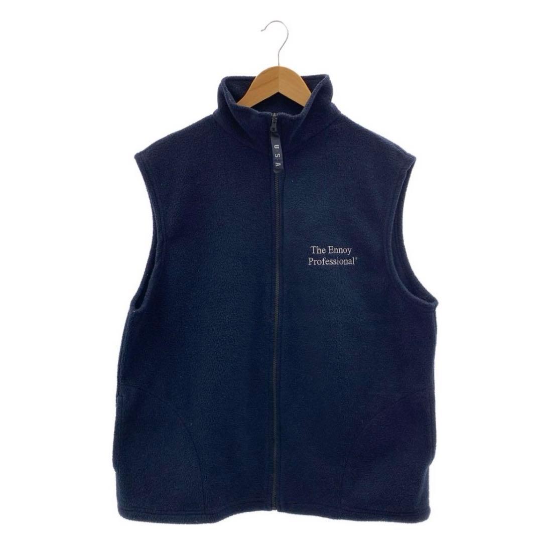 ennoy 初期 USA製 フリース ベスト ネイビー L エンノイ 美品