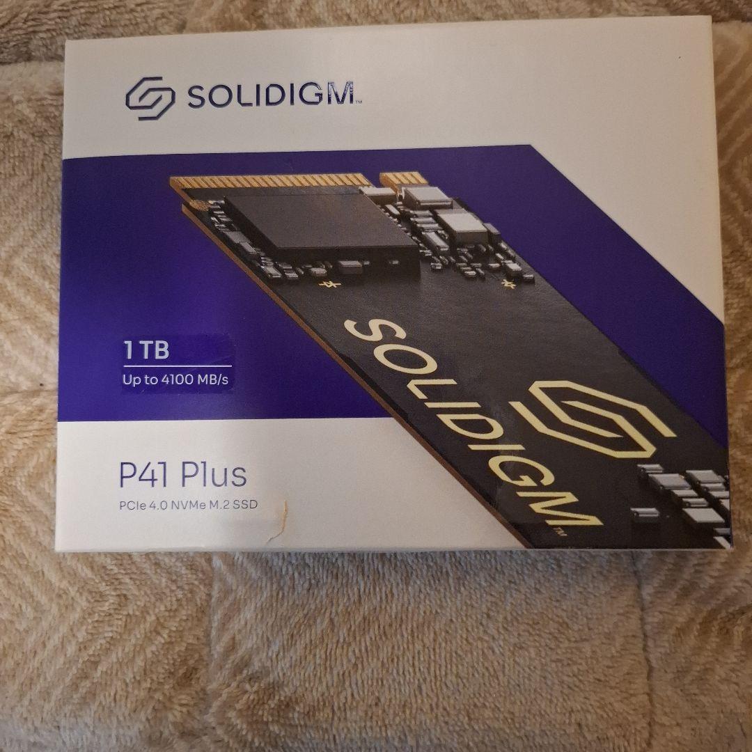 内蔵型SSD SOLIDGM P41 Plus 1TB SSD
