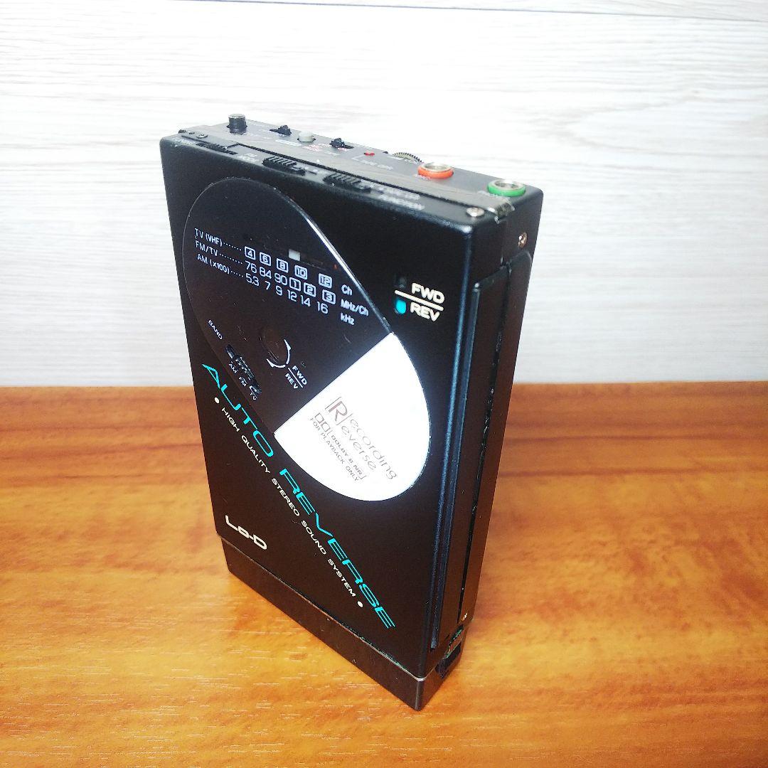 HITACHI ポータブル ラジオカセットプレイヤー CP-S5R 希少ラジカセ