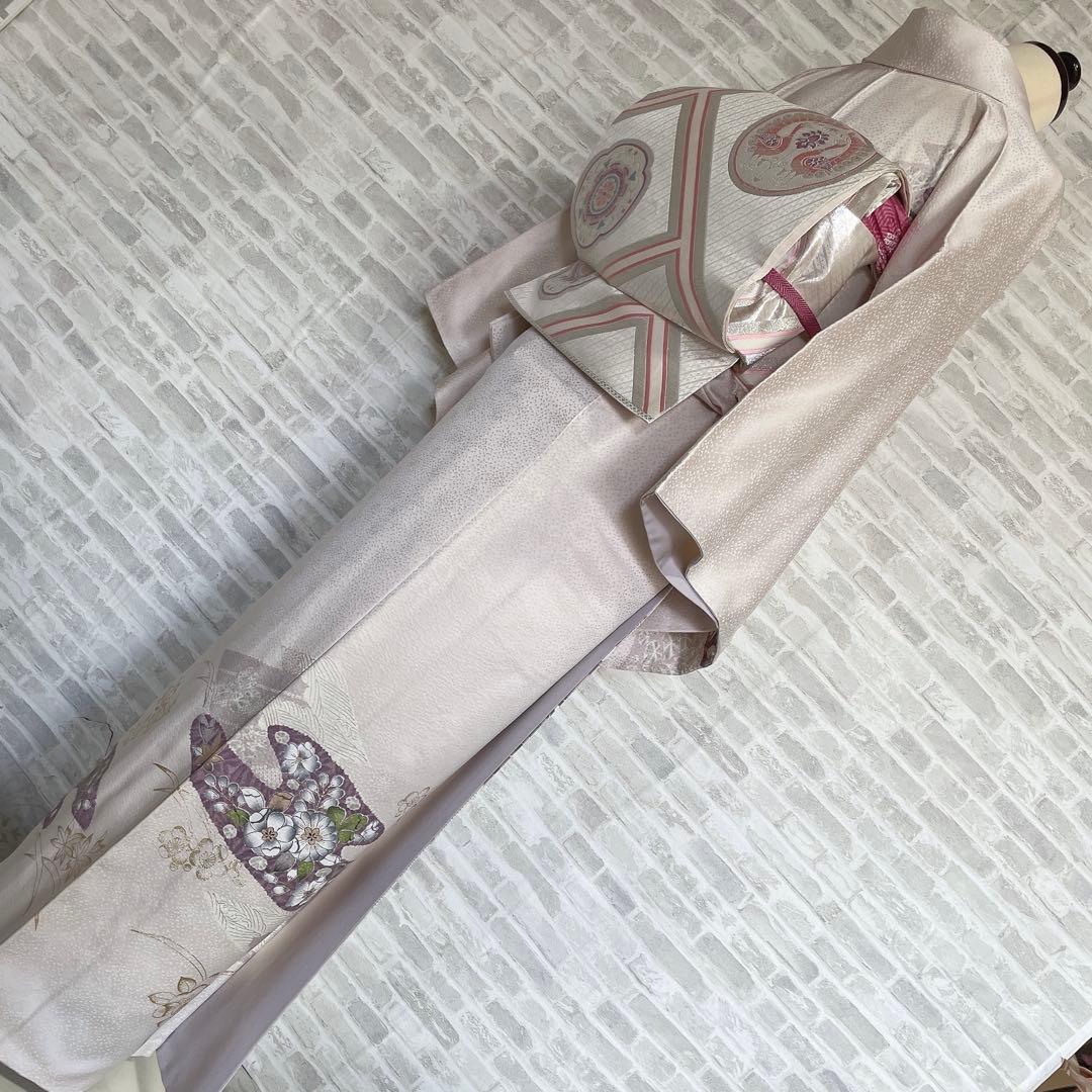 訪問着　フルセット　辻ヶ花　金彩加工　着物　P1