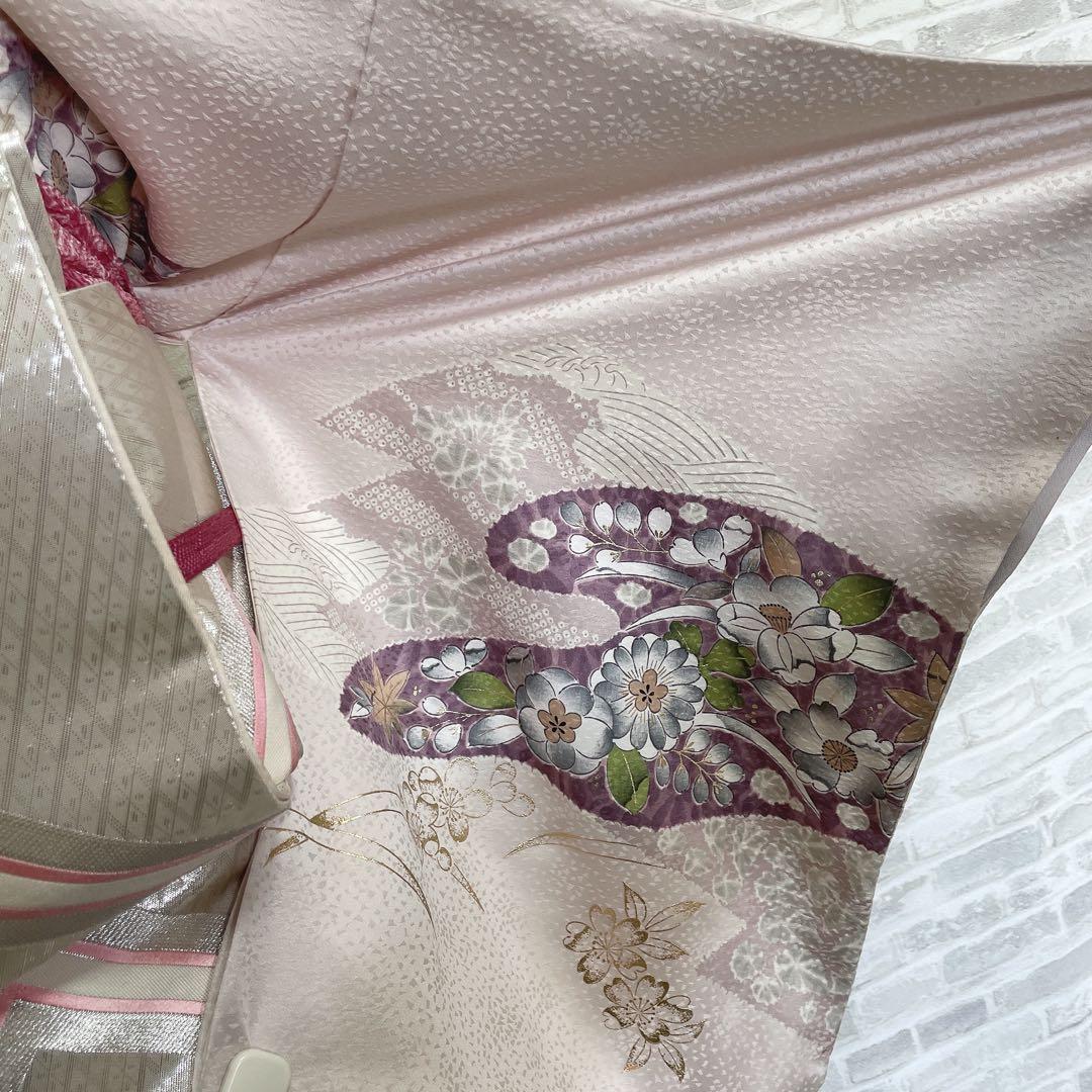 訪問着　フルセット　辻ヶ花　金彩加工　着物　P1