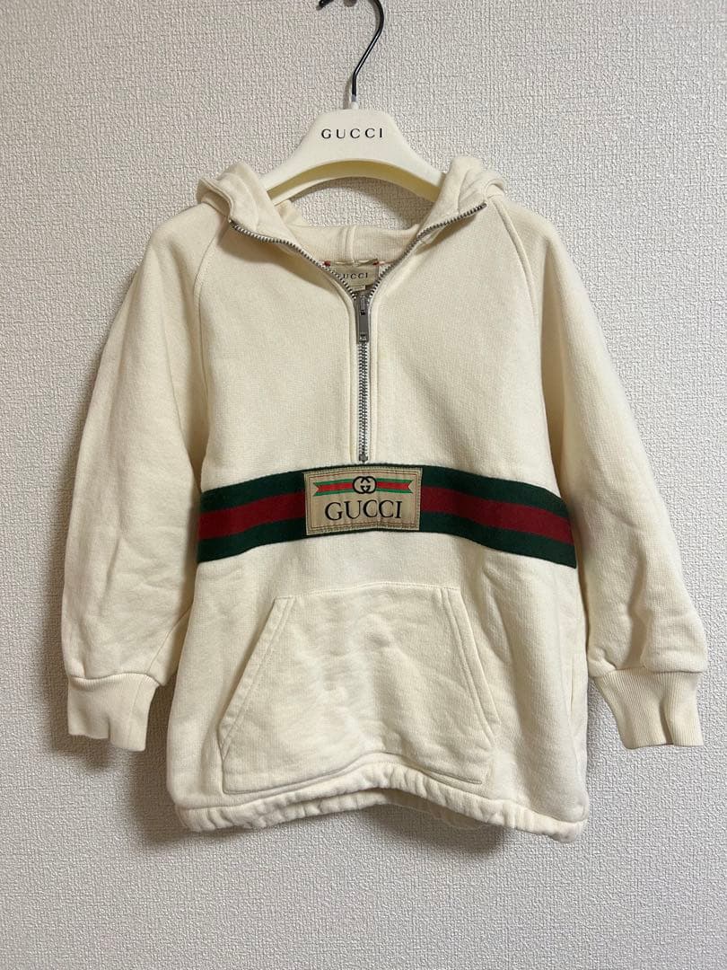 GUCCI パーカー　スウェット　トレーナー　グッチ　ラベル付きジャケット