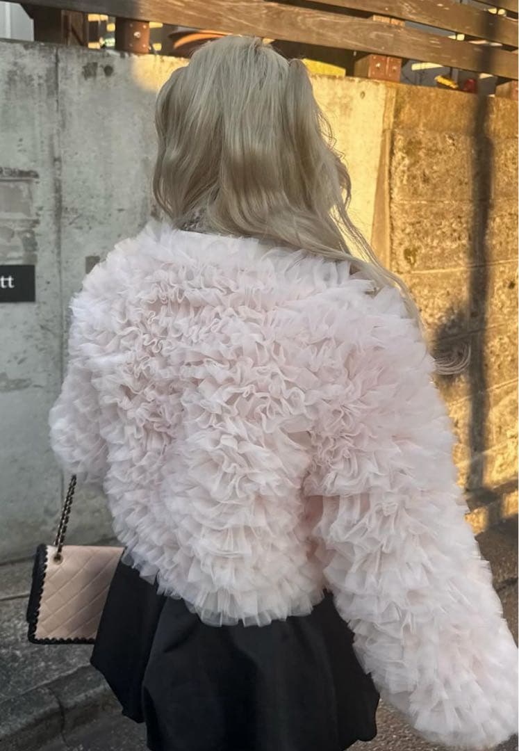 あ*り様 トリートユアセルフ　チュールピンクジャケット