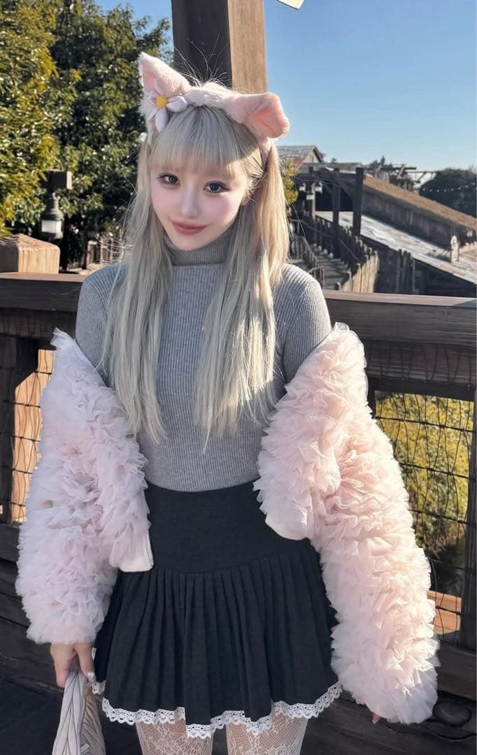 あ*り様 トリートユアセルフ　チュールピンクジャケット