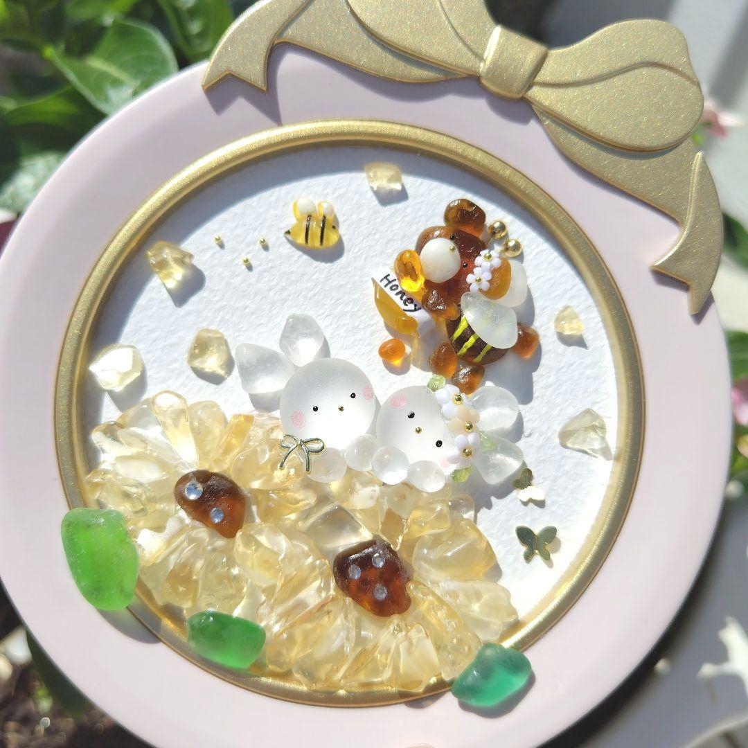 シーグラスアート『 向日葵と.。.:*♡～mini～』