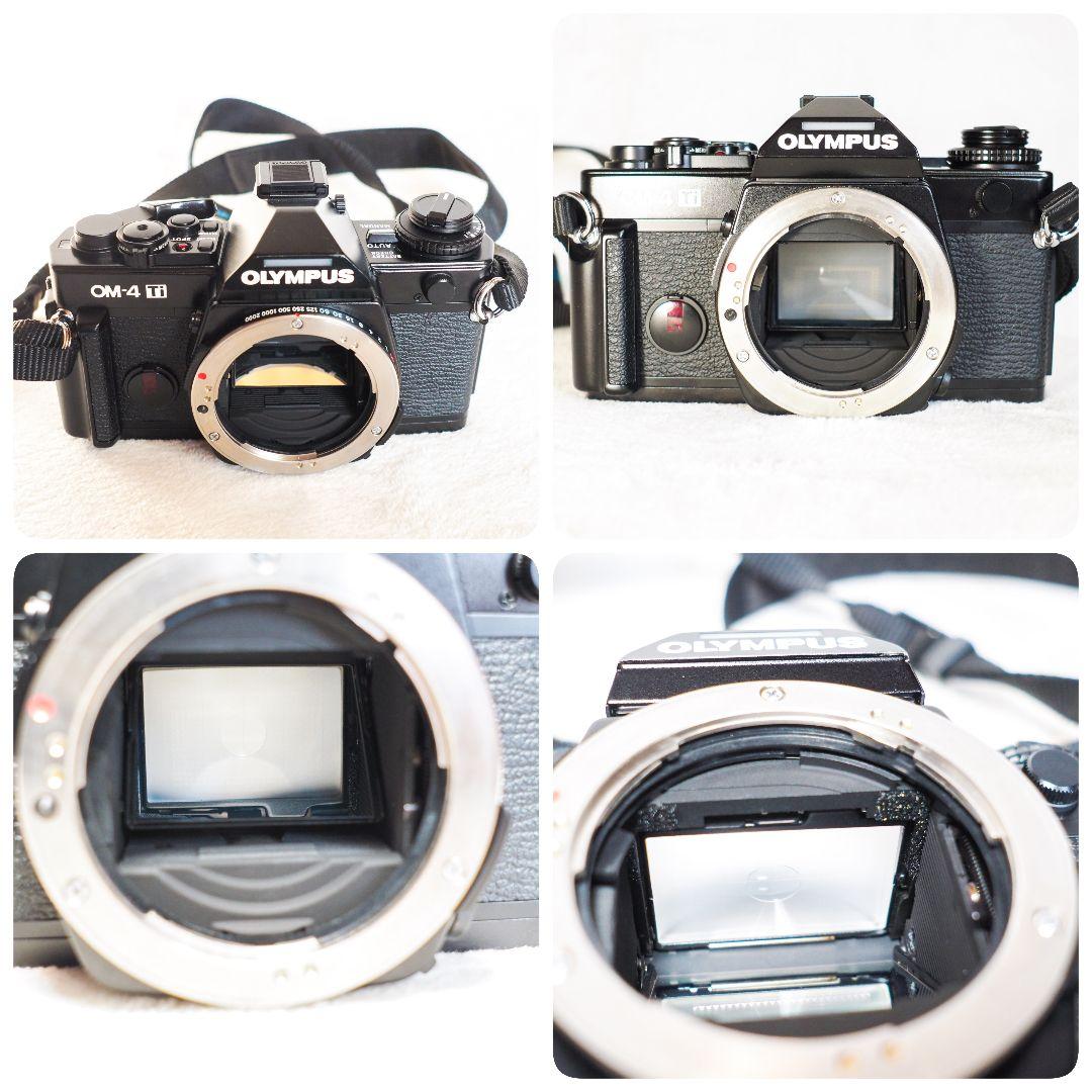 完動 オリンパス OLYMPUS OM-4 Ti 計測機 にて確認済 BLACK