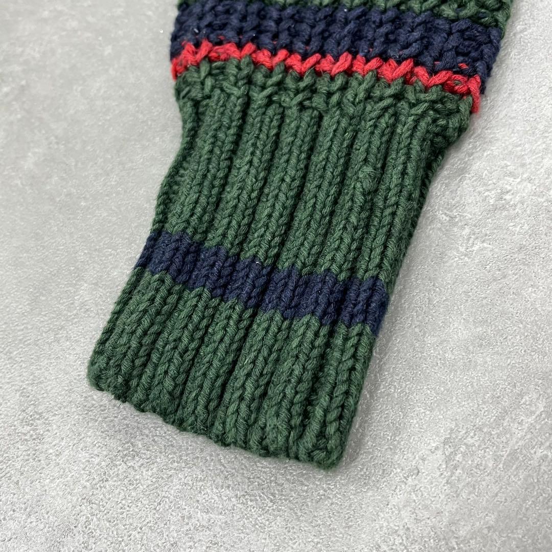90s Polo Ralph Lauren コットンニットセーター リネン混 L