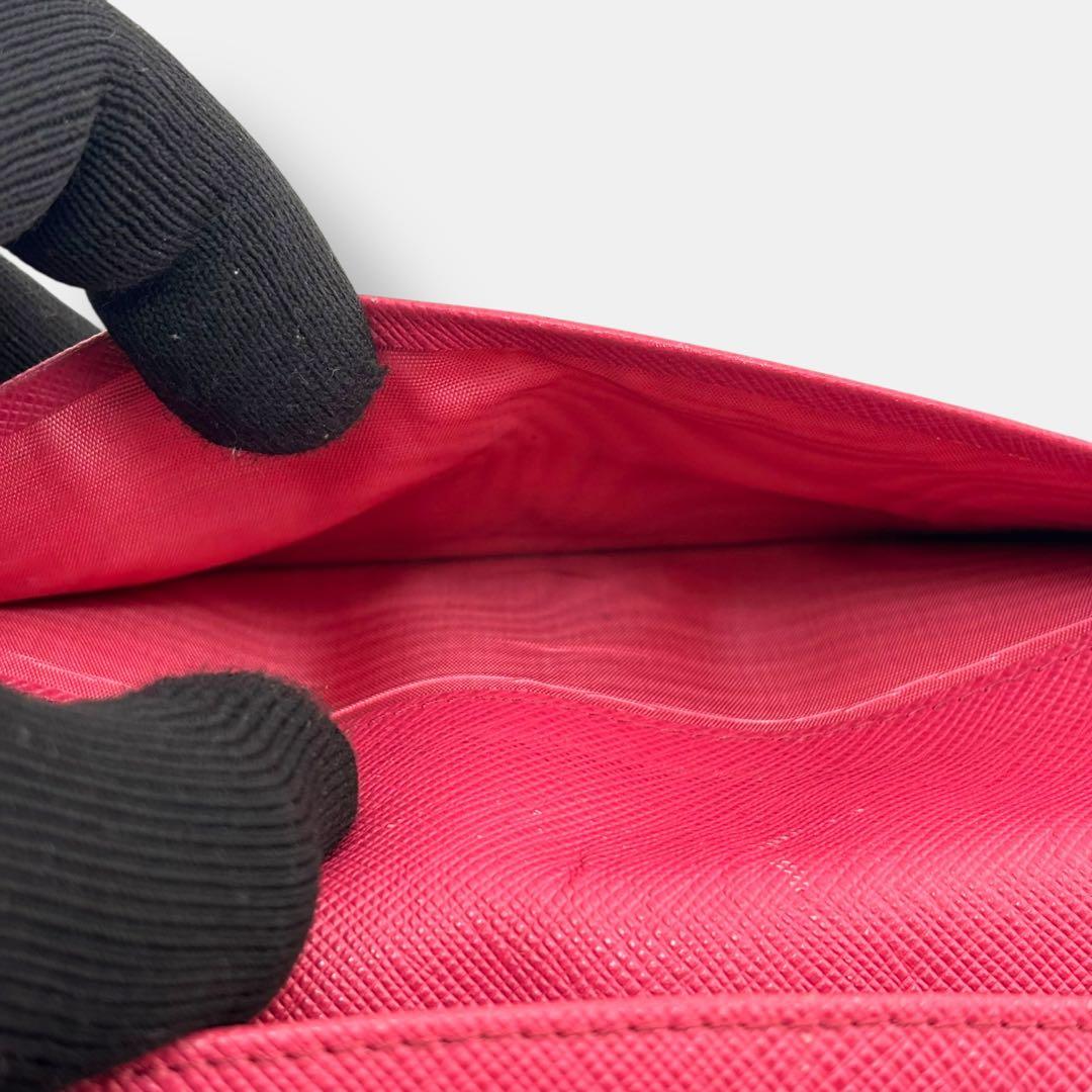 美品 プラダ 1MH132 長財布 サフィアーノレザー 付属品あり