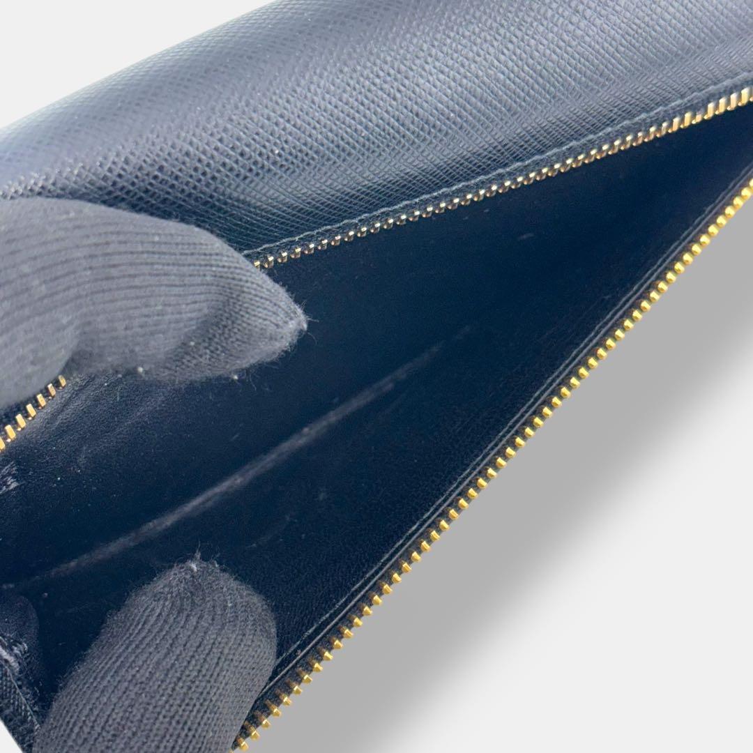 美品 プラダ 1MH132 長財布 サフィアーノレザー 付属品あり