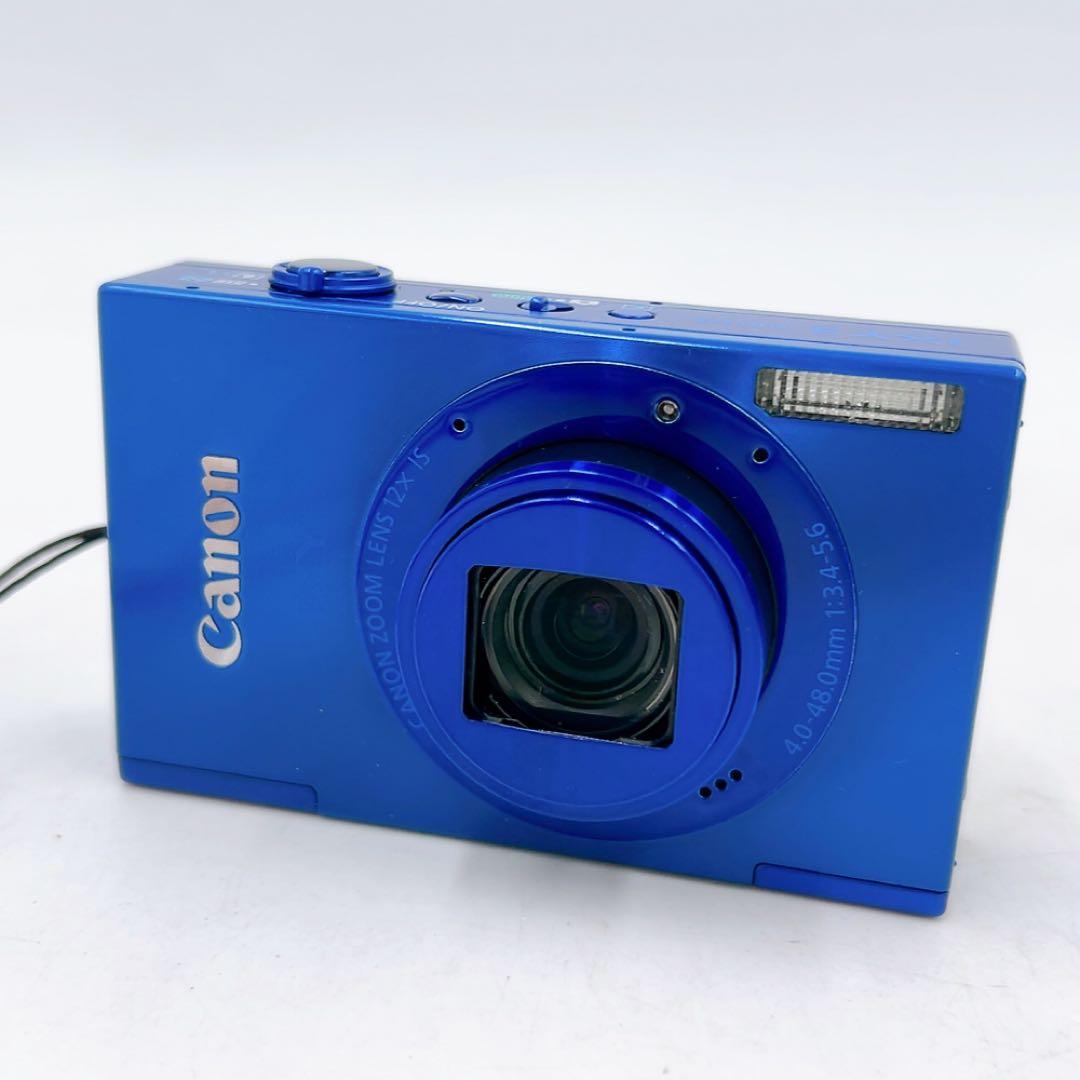 1ADM008【動作OK】キャノン Canon IXY3 PC1736 ブルー