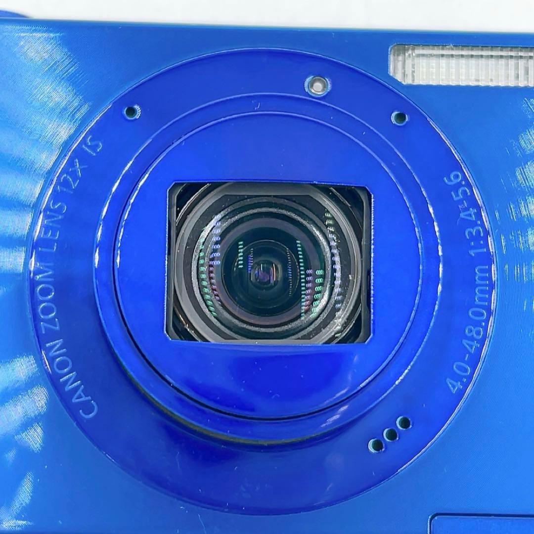 1ADM008【動作OK】キャノン Canon IXY3 PC1736 ブルー