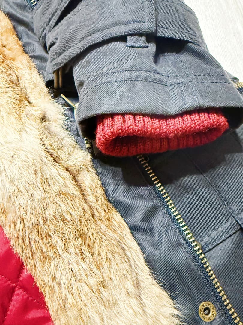 SWORD FISH ２WAY ロングモッズコート　ロングコート　リアルファー