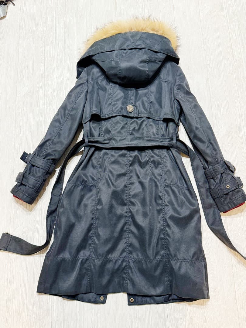 SWORD FISH ２WAY ロングモッズコート　ロングコート　リアルファー