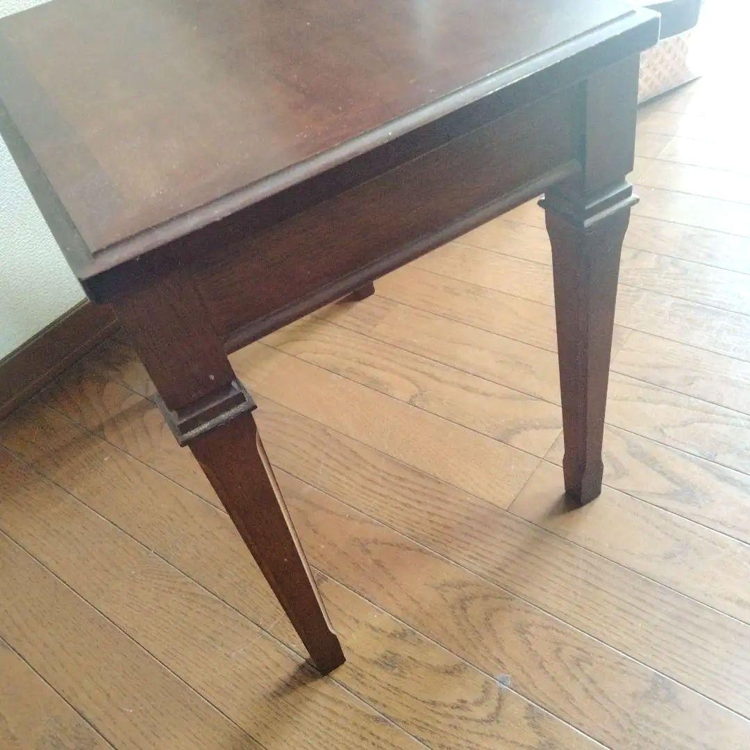 マルニ　地中海　ネスト/サイドテーブル　ブラウン木製　サイドテーブル