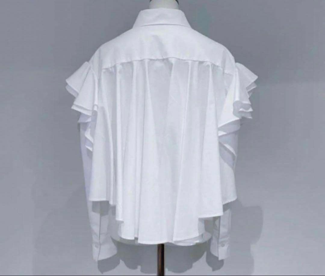 シーニュ　cygne バックフレアーショート丈ブラウス Céline