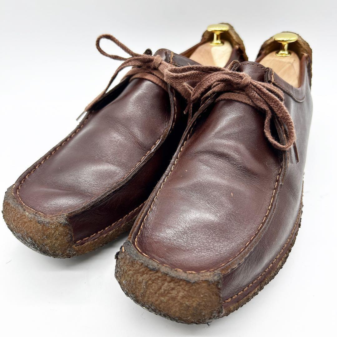【極美品】Clarks クラークス 27.5 ナタリー レザー ブラウン