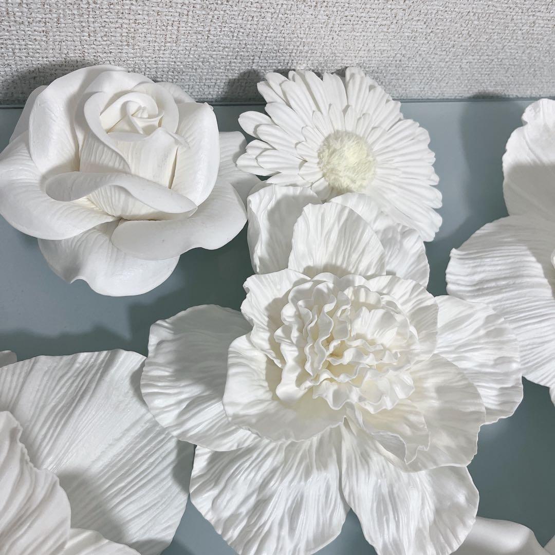 Francfranc ウォールフラワー（ホワイト）15個セット