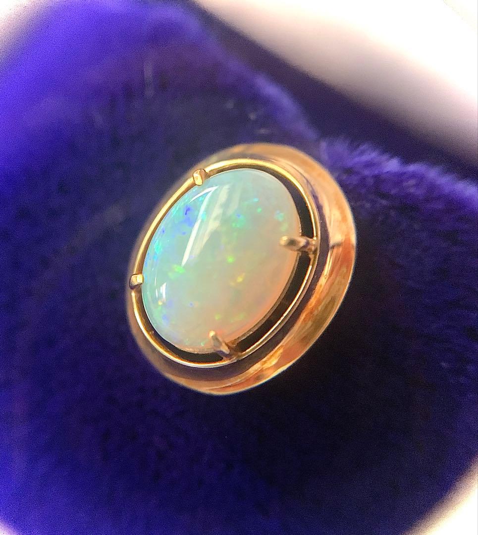 ⭐︎K18 ヴィンテージ オパール タイピン ゴールド⭐︎