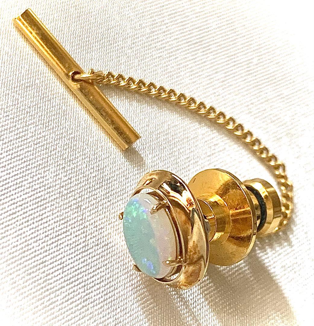 ⭐︎K18 ヴィンテージ オパール タイピン ゴールド⭐︎