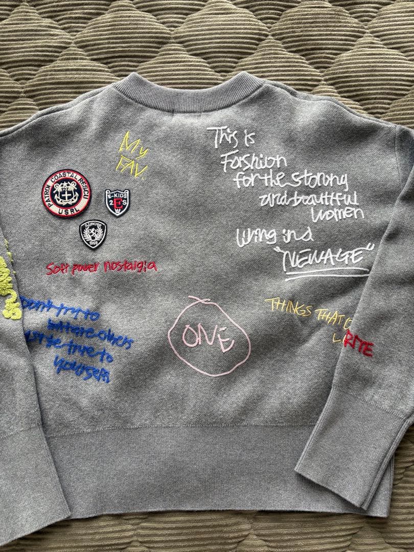 トップス JEANASIS eL+1 Graffiti Cardigan