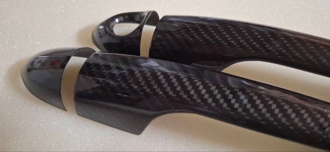 アルファロメオ　ミト　ジュリエッタ　ドライカーボン　ドアハンドルカバー