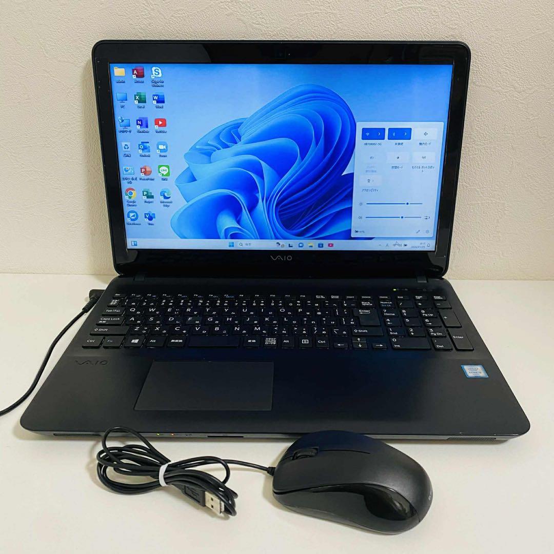 Y74 SonyVaioノートパソコン i5メモリ8G高速 Windows11