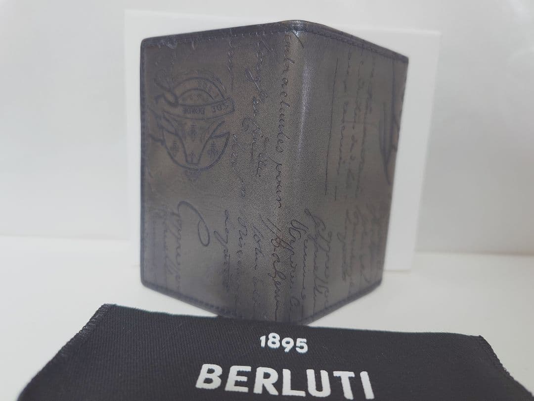 BERLUTI ベルルッティインブイア　名刺入れダークブルー