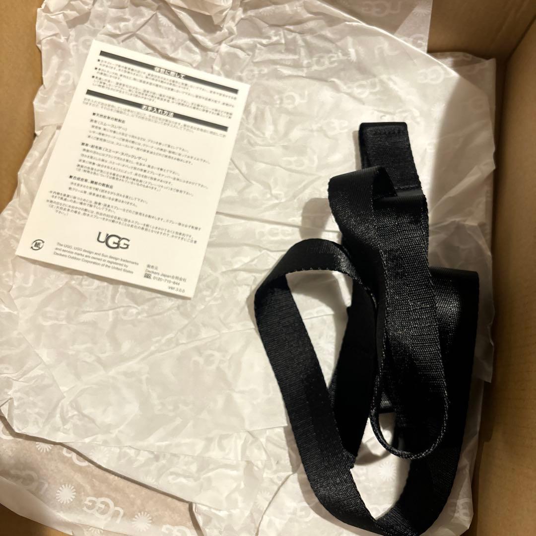 新品　アグ　UGG GOLDENRISE サンダル ブラック 24cm