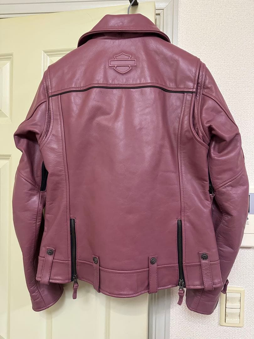 ハーレーダビッドソン革ジャケット（ピンク）