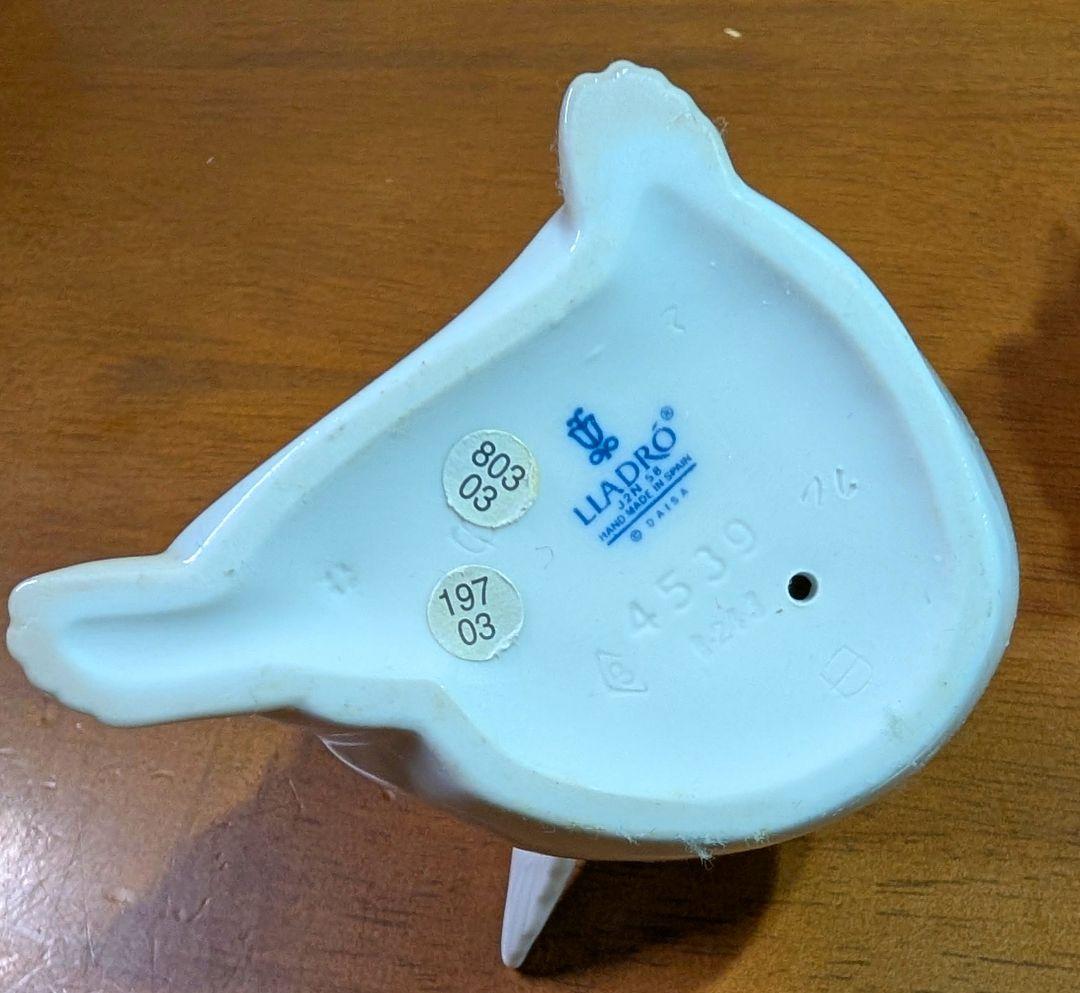 【LLADRO】磁器人形「可愛い考え事」「可愛いお祈り」「可愛いフルート」3体