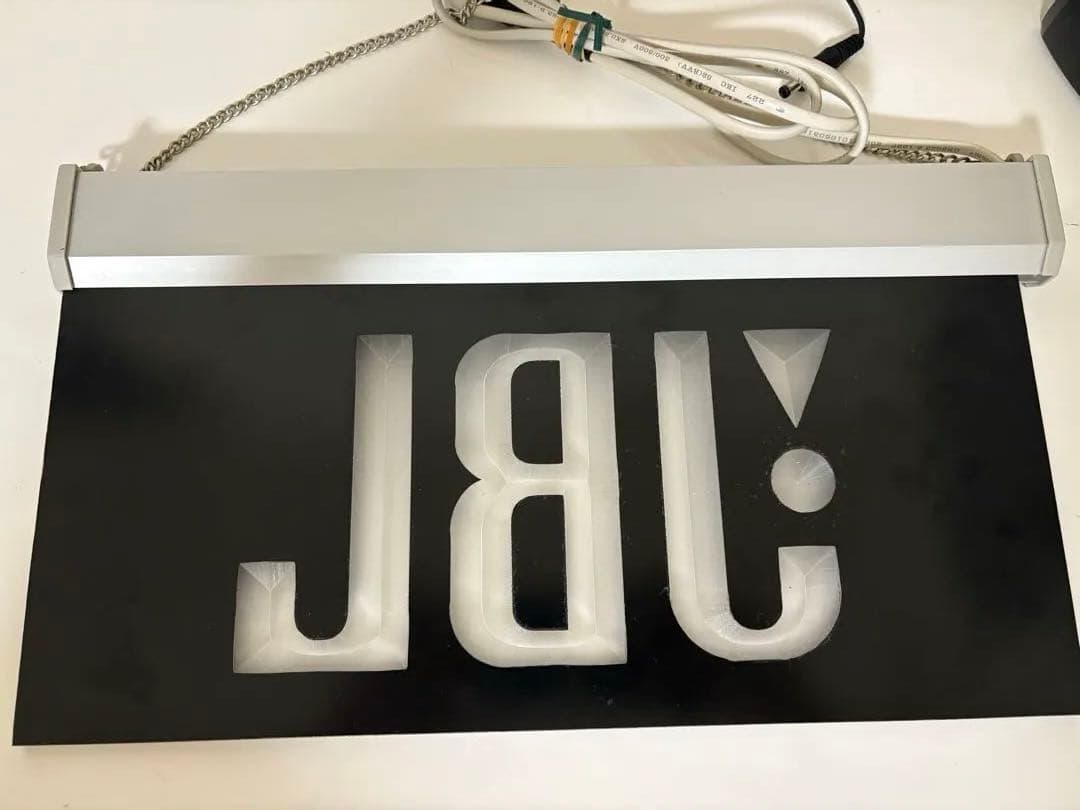 【希少・動作確認済】JBL 吊り下げ式　ライトサイン 赤　本体