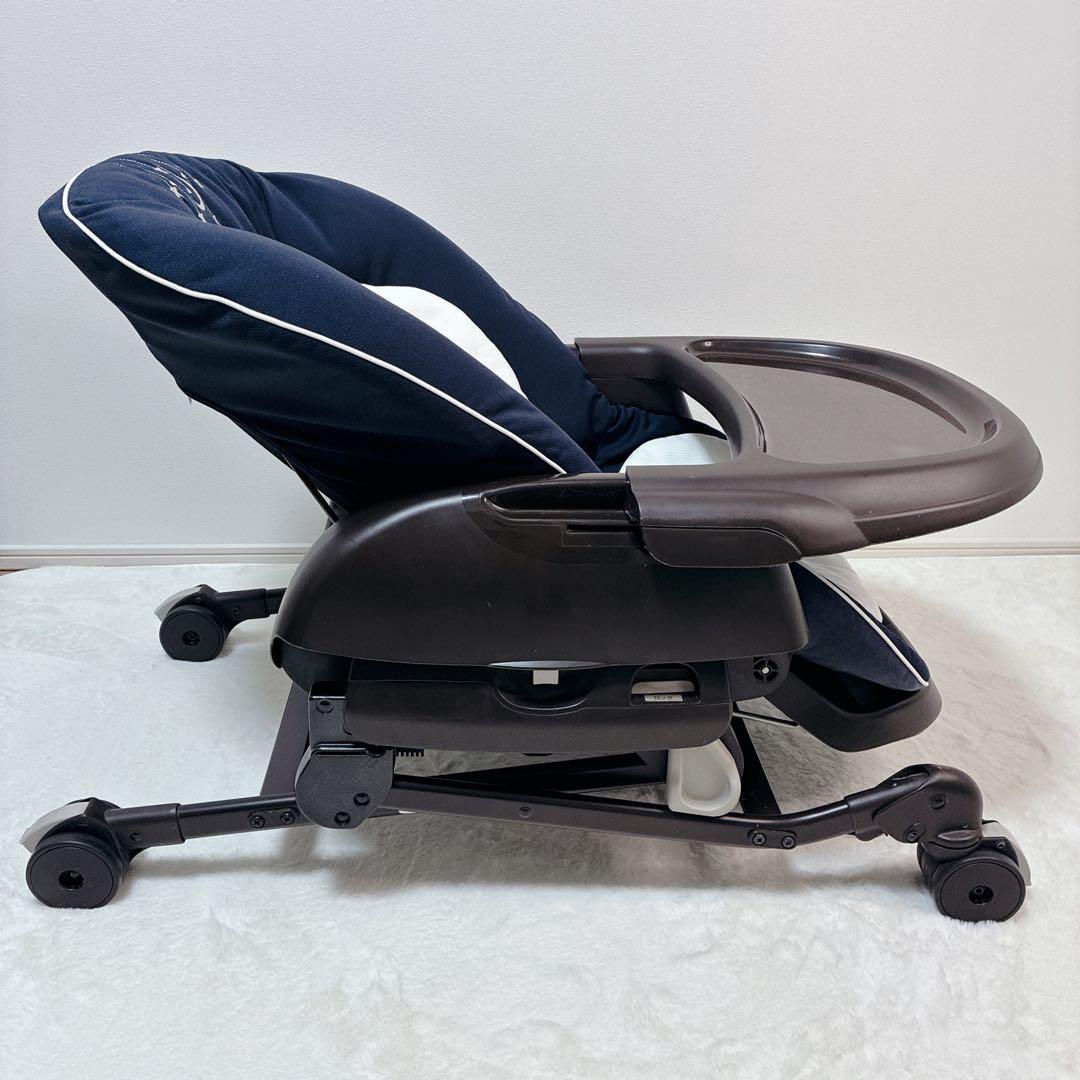 【美品】Combi コンビ ネムリラ 手動 ハイローチェア バースデイ限定