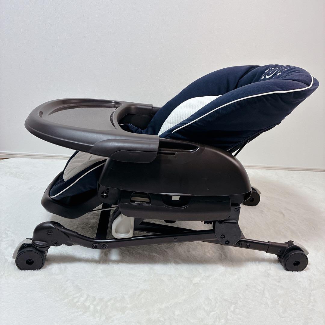 【美品】Combi コンビ ネムリラ 手動 ハイローチェア バースデイ限定