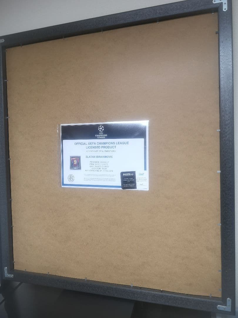 ズラタンイブラヒモビッチ　バルセロナ09/10 ICONSサインユニフォーム