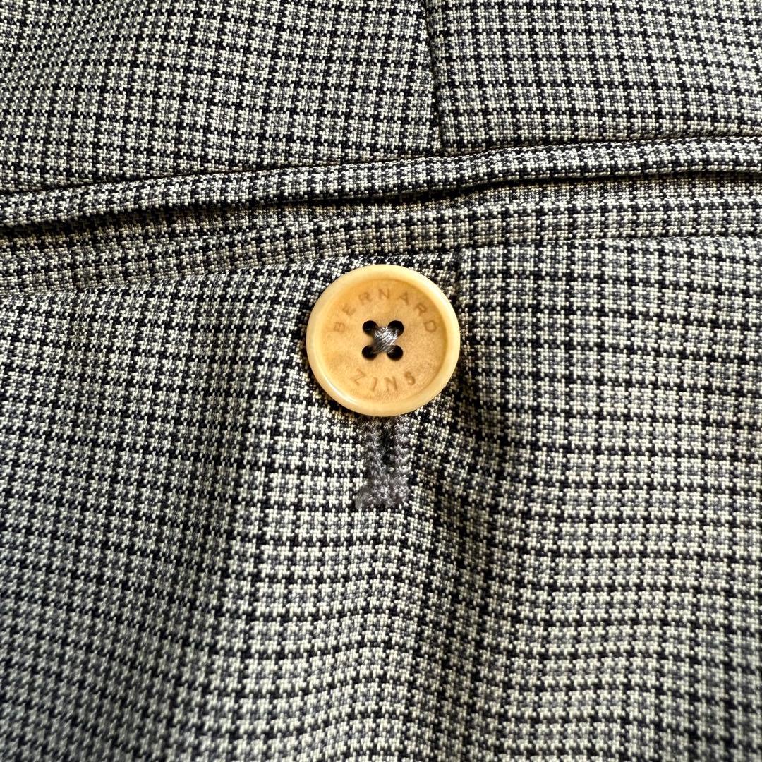 BERNARD ZINS ウール素材 \" ZINS H3 \" ハウンドトゥース柄